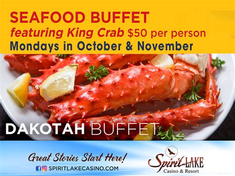 spirit lake casino buffet.